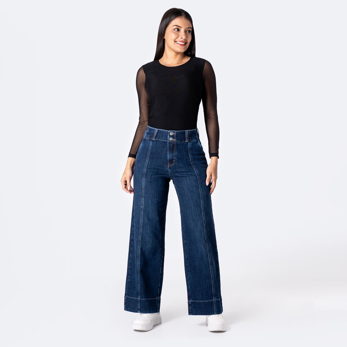 PIONIER - Jean Wide Leg Mujer Pionier