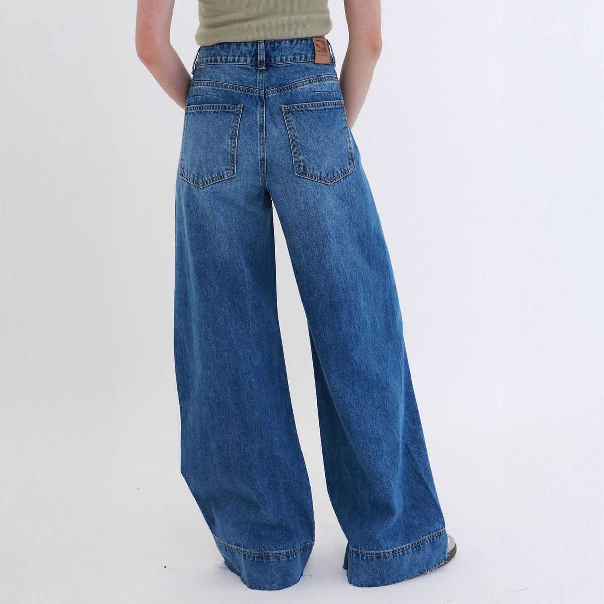 DOO AUSTRALIA - Jean Wide Leg Tiro Alto Mujer Doo Australia