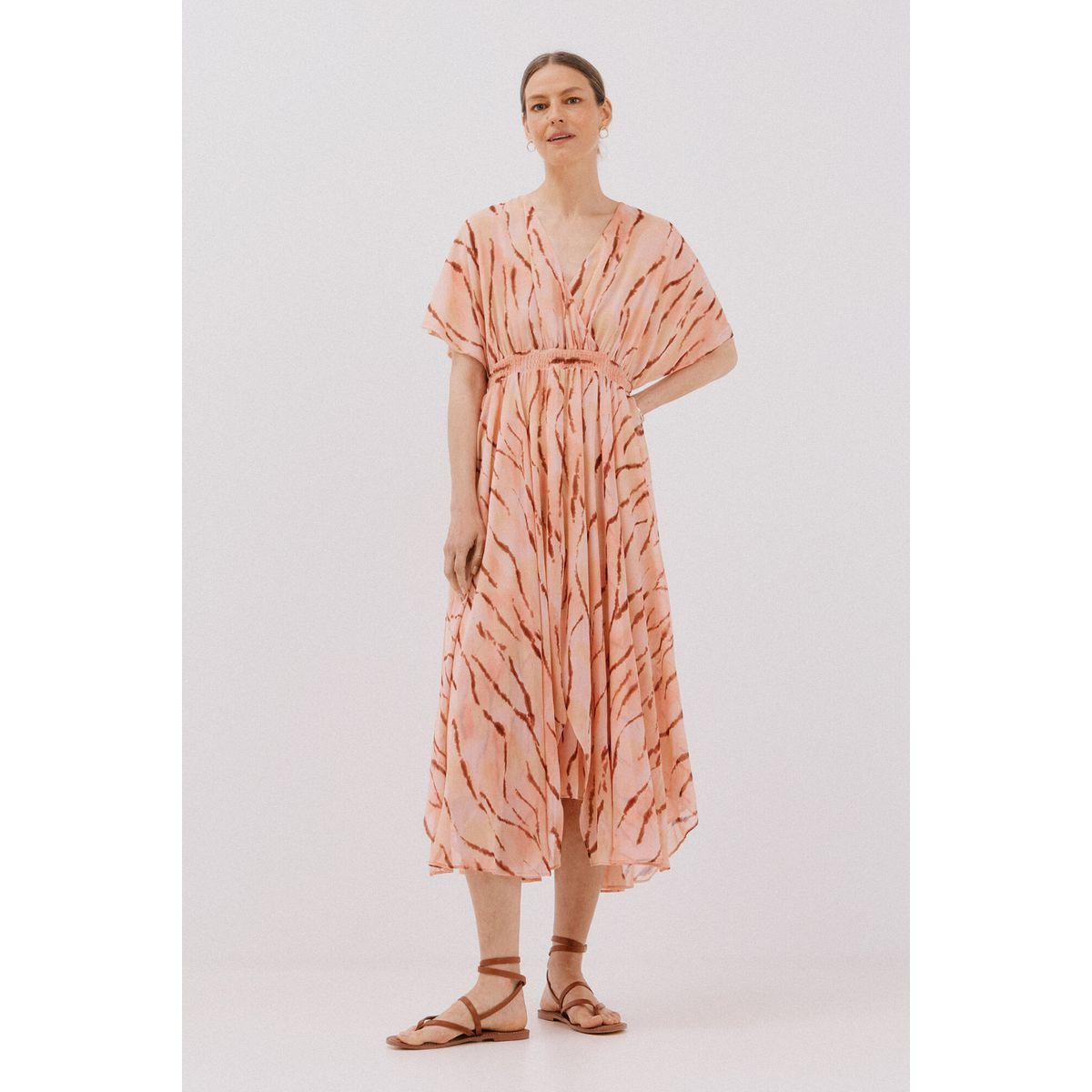 CORTEFIEL - Vestido Largo Casual Mujer Cortefiel