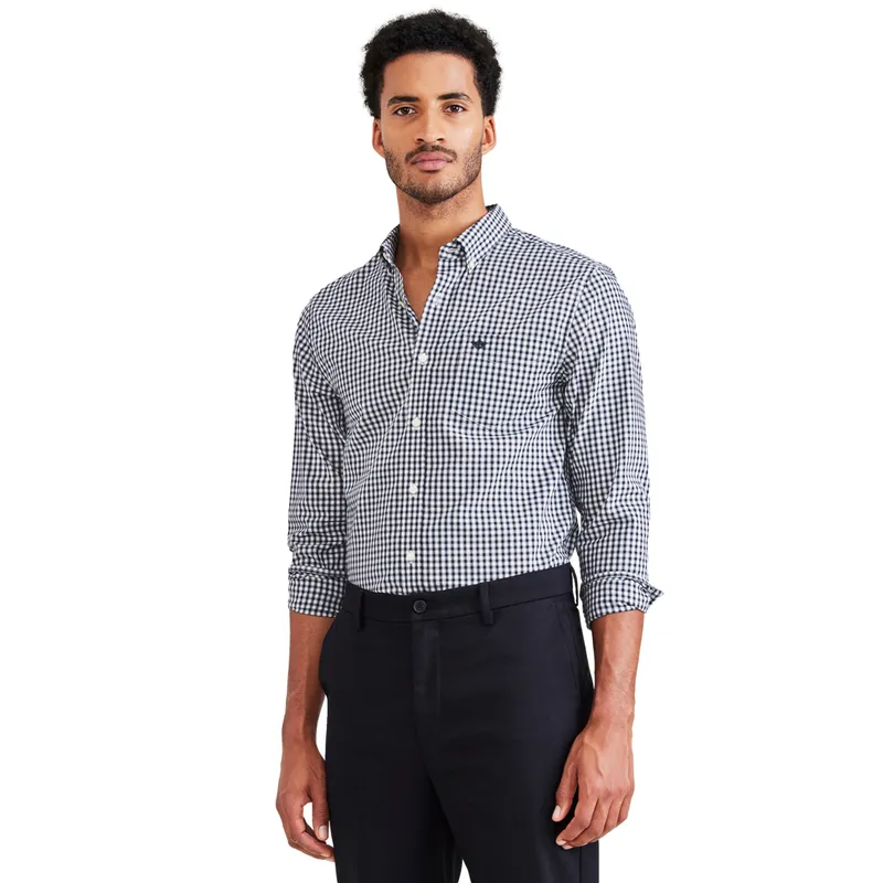 DOCKERS - Camisa 100% Algodón Regular Hombre Dockers