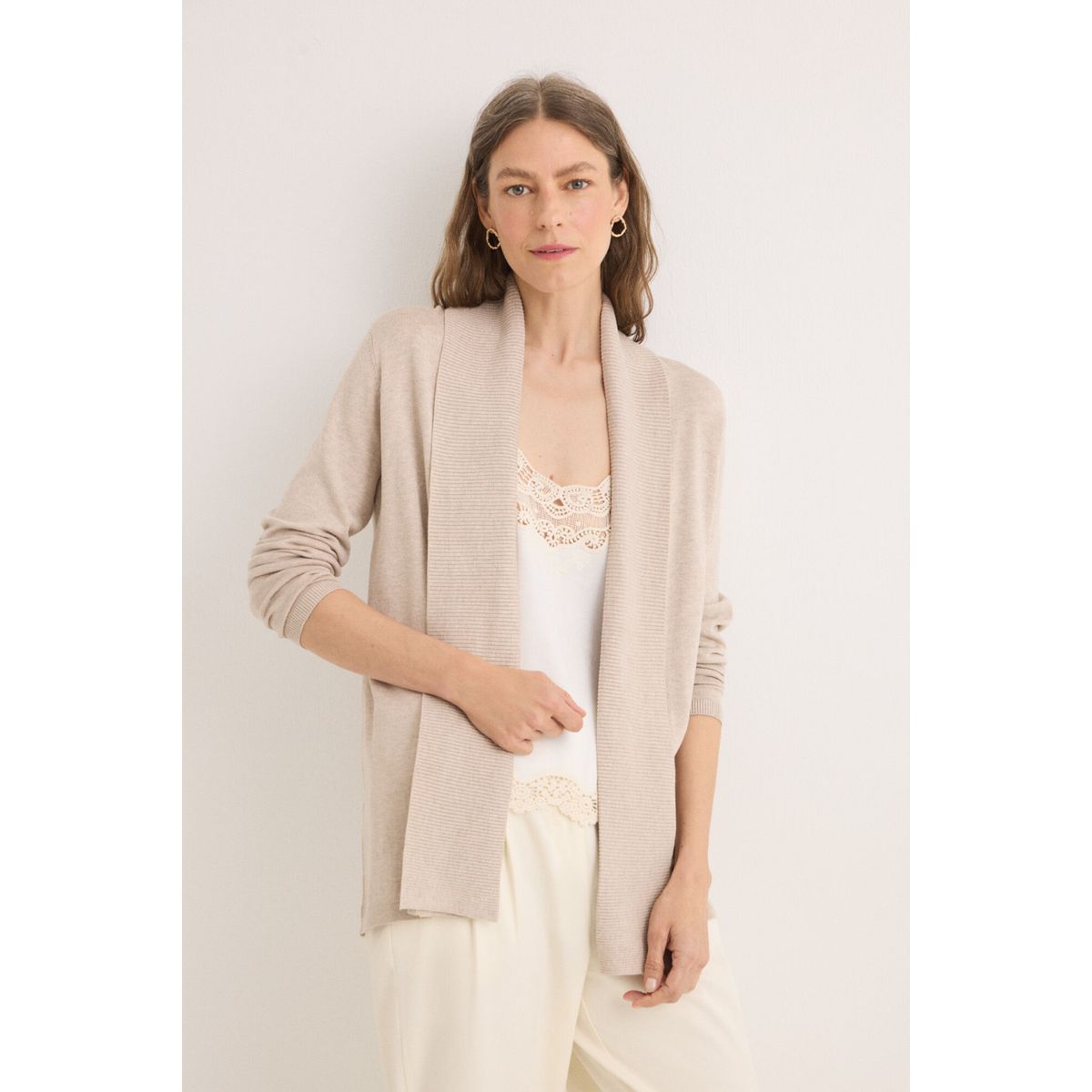 CORTEFIEL - Cardigan Casual Mujer Cortefiel