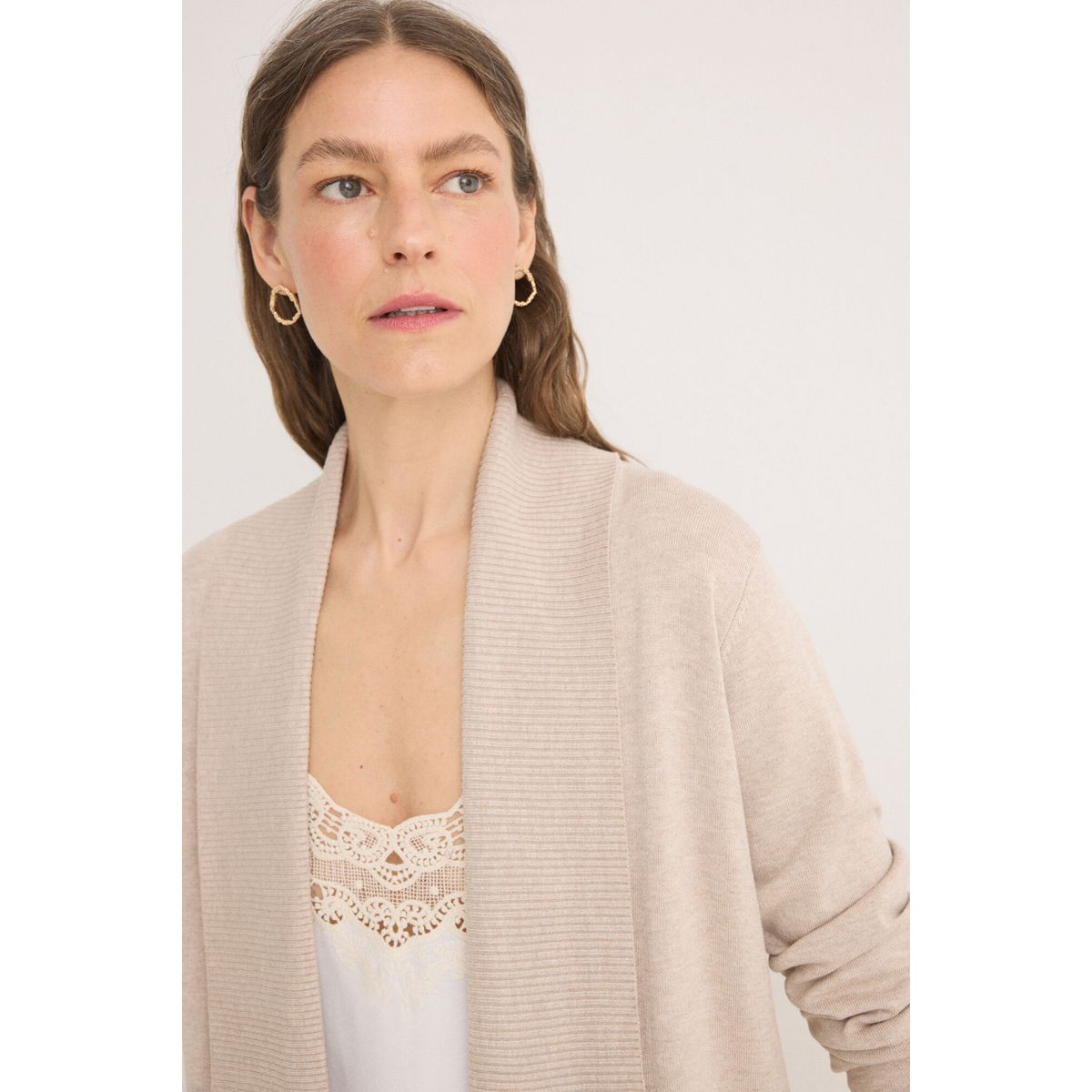 CORTEFIEL - Cardigan Casual Mujer Cortefiel