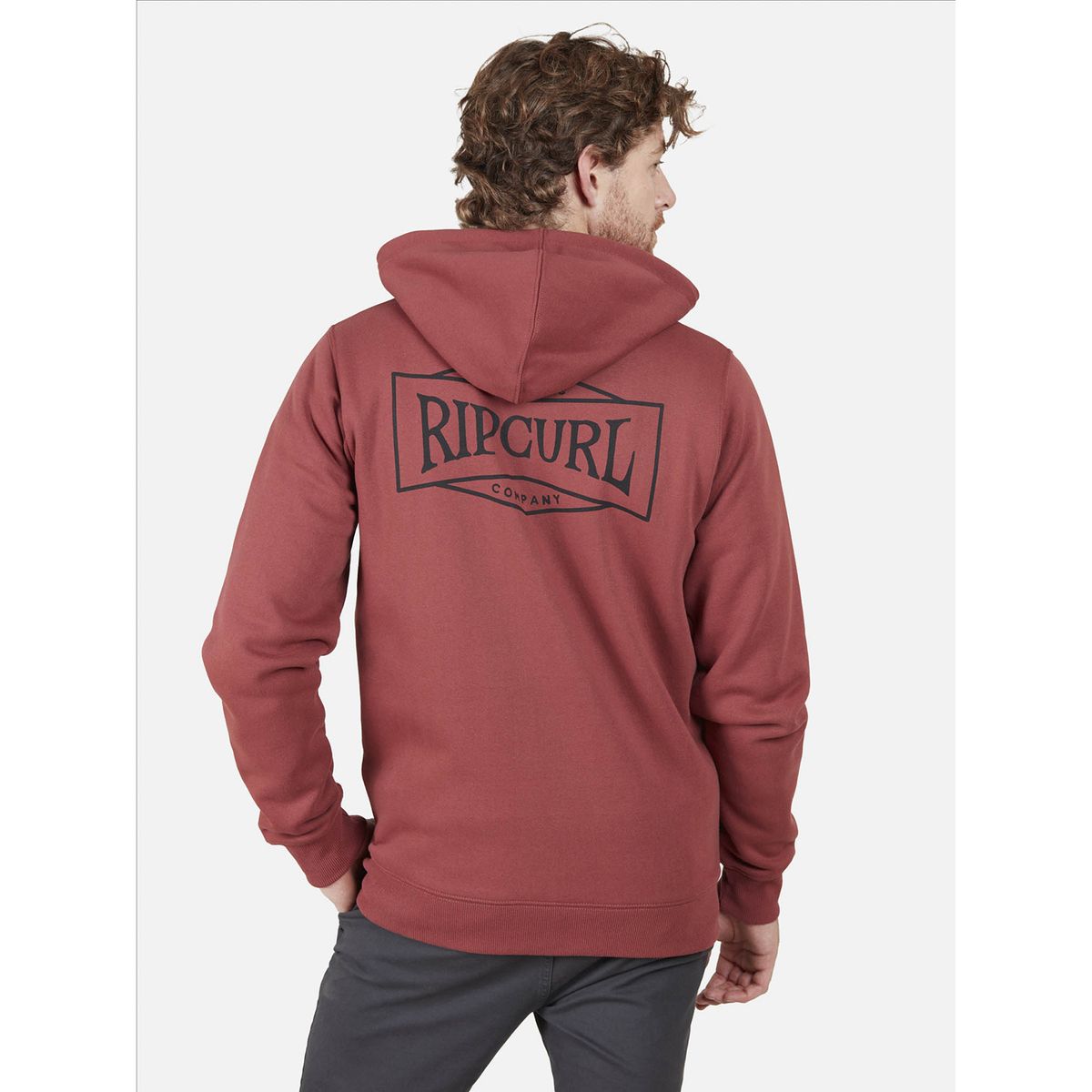 RIP CURL - Polera Fullzipper Algodón Hombre Rip Curl