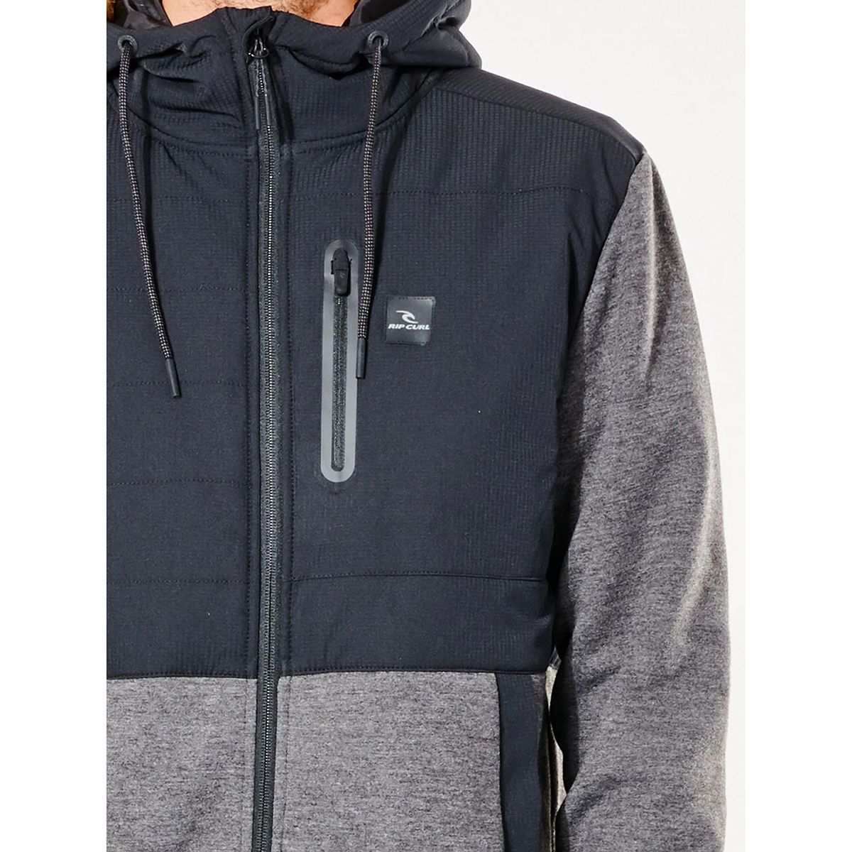 RIP CURL - Polera Fullzipper Algodón Hombre Rip Curl