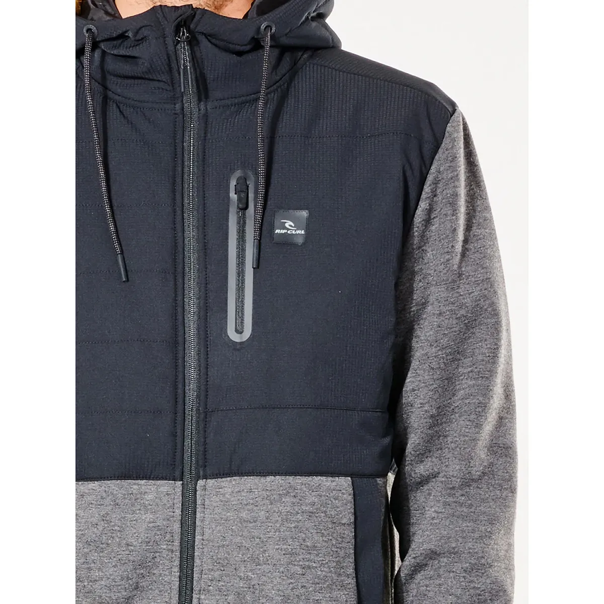 RIP CURL - Polera Fullzipper Algodón Hombre Rip Curl