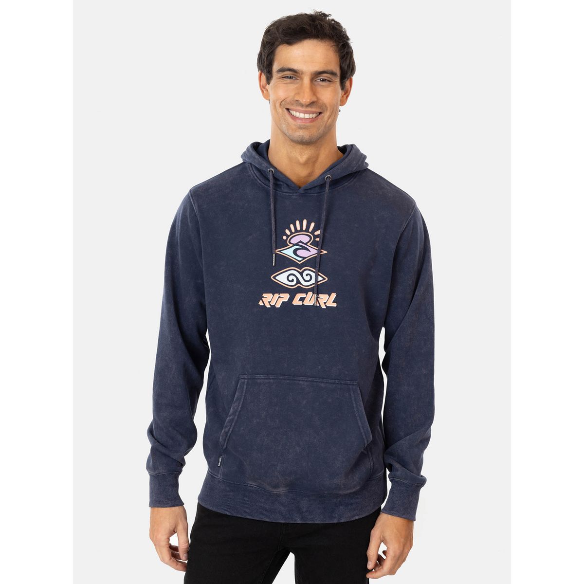 RIP CURL - Polera Canguro Algodón Hombre Rip Curl