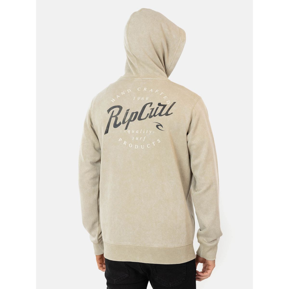 RIP CURL - Polera Fullzipper Algodón Hombre Rip Curl