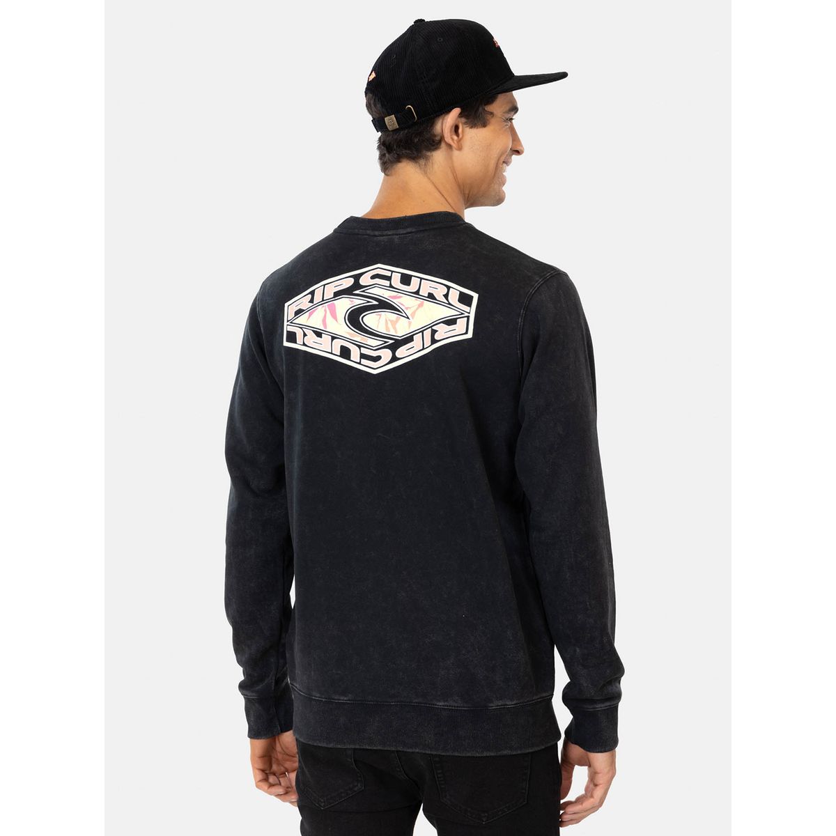 RIP CURL - Polera Cuello Redondo Algodón Hombre Rip Curl