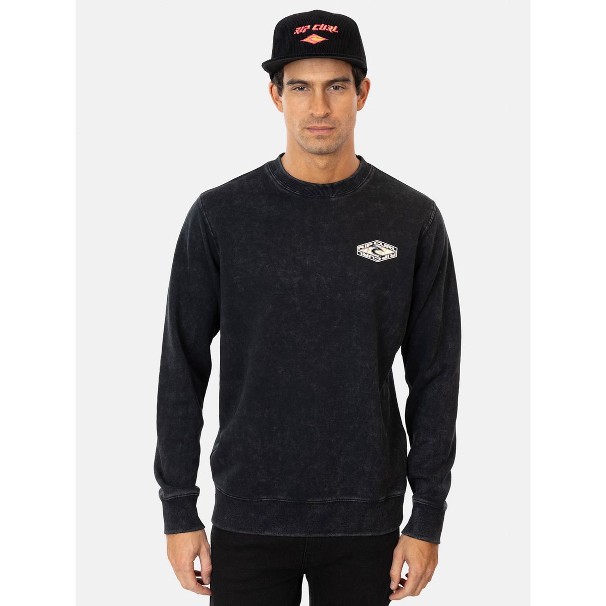 RIP CURL - Polera Cuello Redondo Algodón Hombre Rip Curl