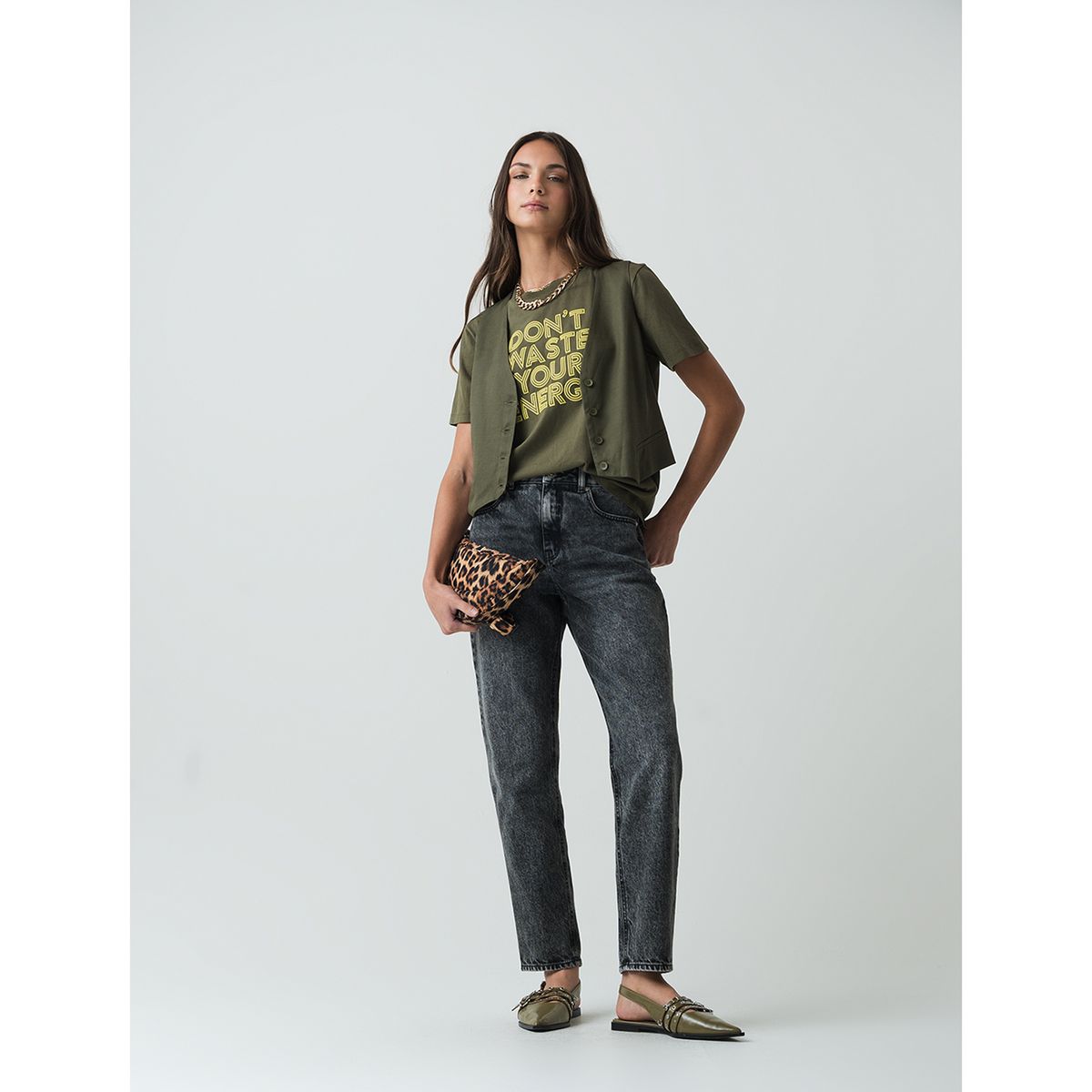 NAF NAF - Polo Casual Mujer Naf Naf