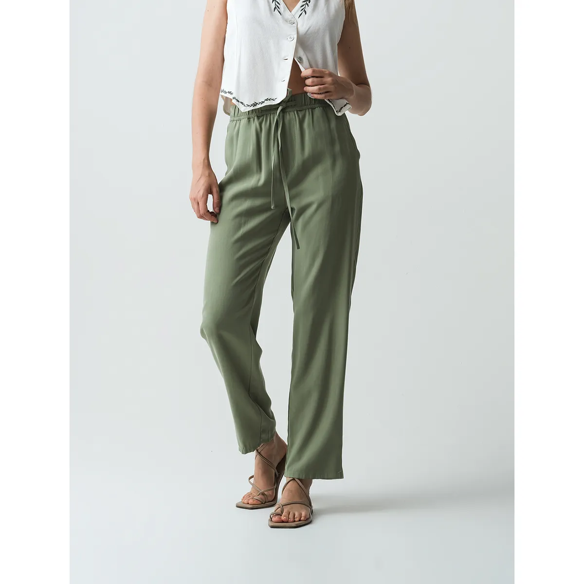 NAF NAF - Pantalón Casual Mujer Naf Naf
