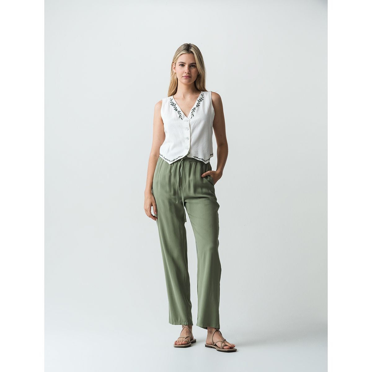 NAF NAF - Pantalón Casual Mujer Naf Naf.