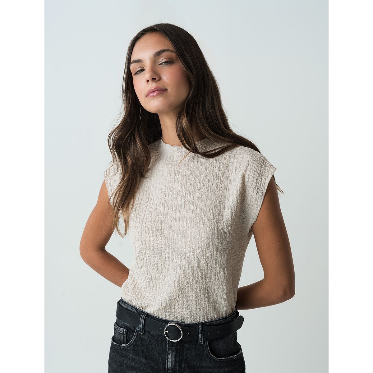 NAF NAF - Polo Casual Mujer Naf Naf