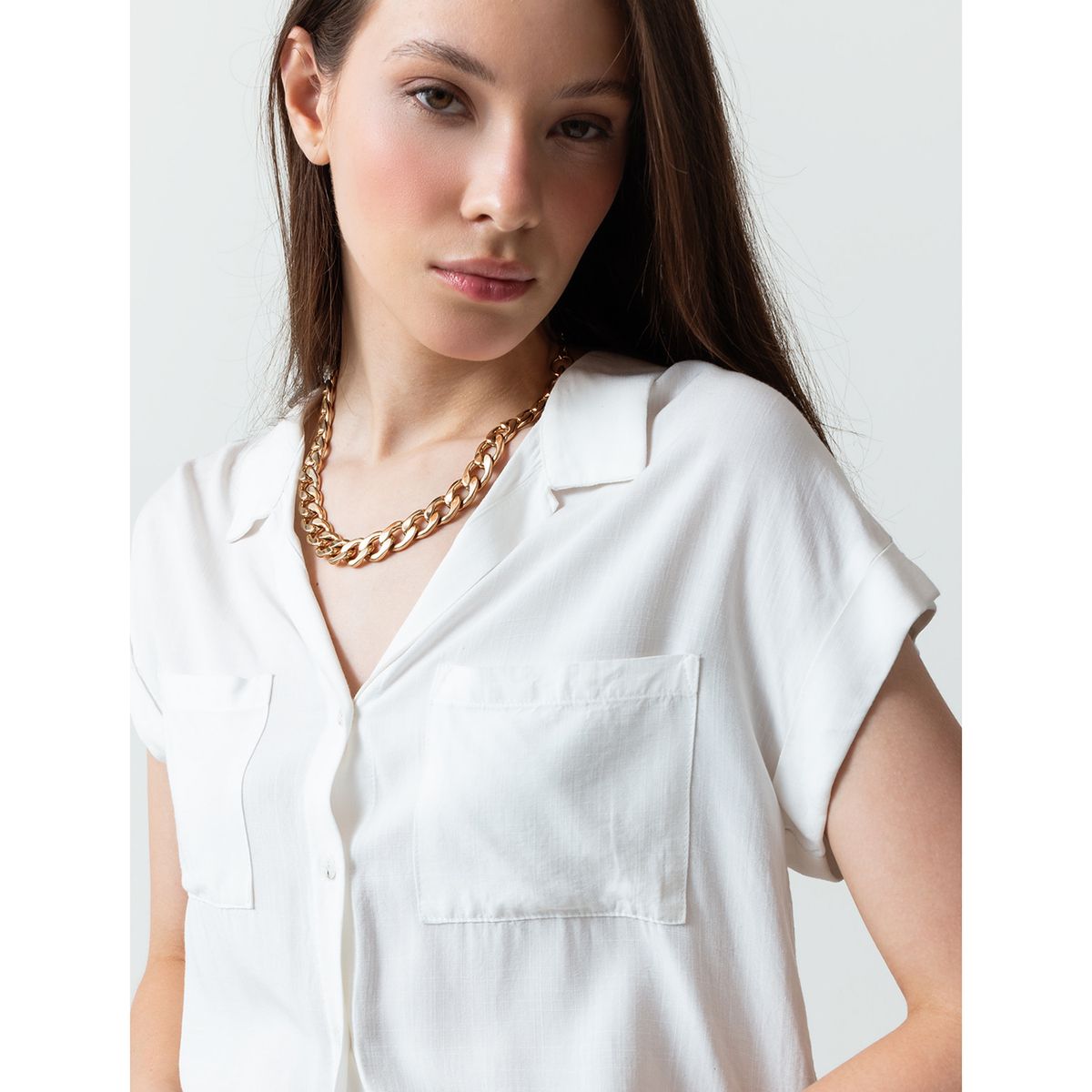 NAF NAF - Blusa Casual Mujer Naf Naf