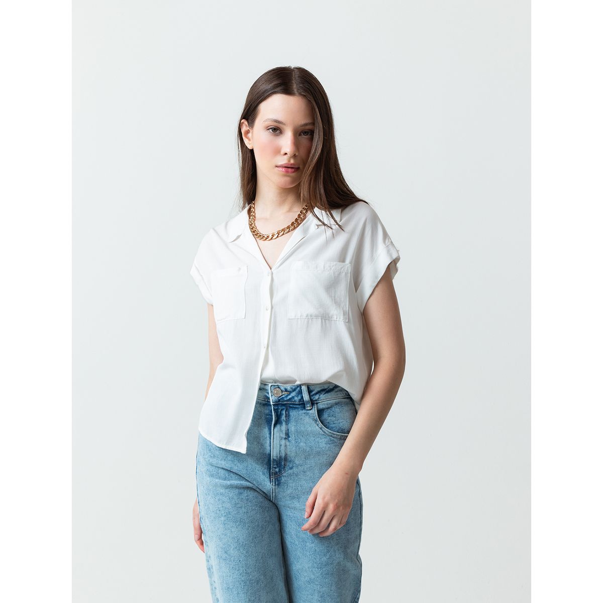 NAF NAF - Blusa Casual Mujer Naf Naf