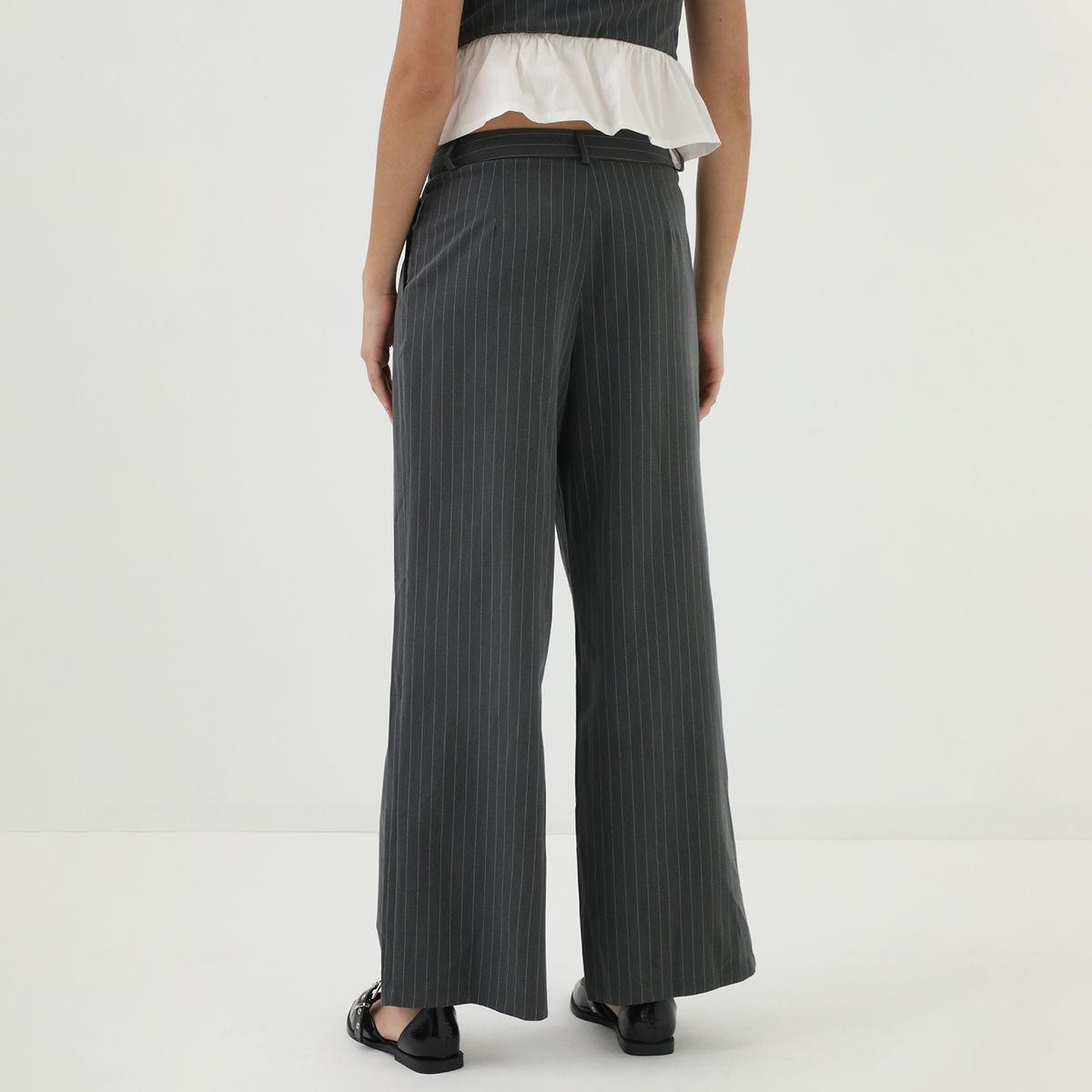 SYBILLA - Pantalón Palazzo Mujer Sybilla