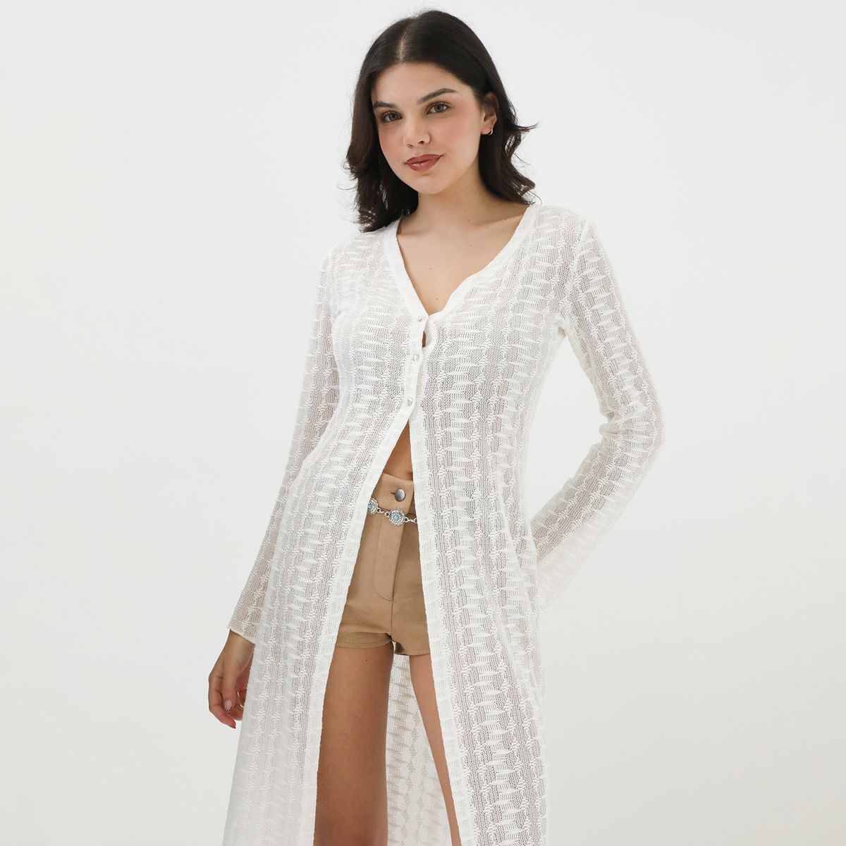 SYBILLA - Kimono Casual Mujer Sybilla