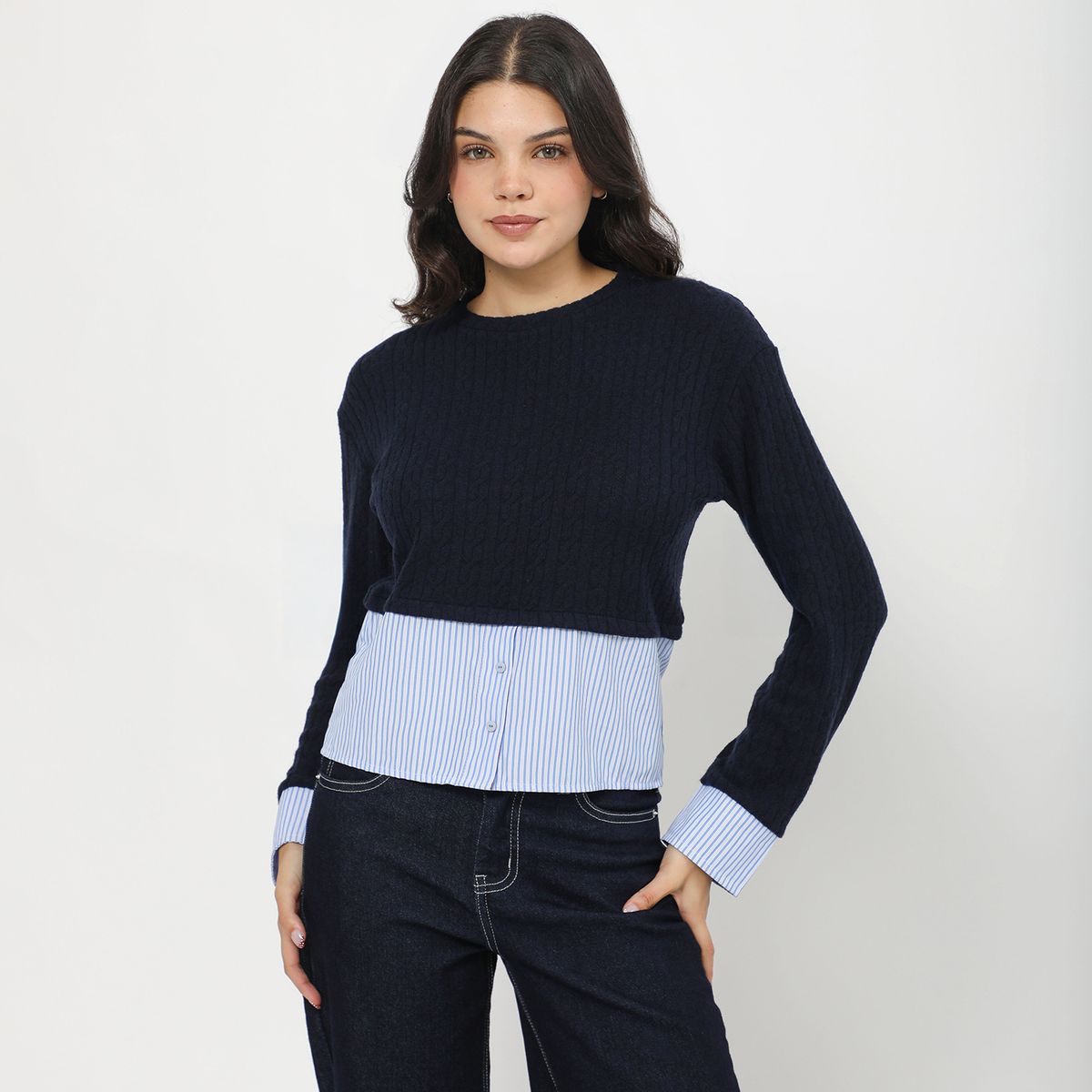 SYBILLA - Chompa Casual Mujer Sybilla