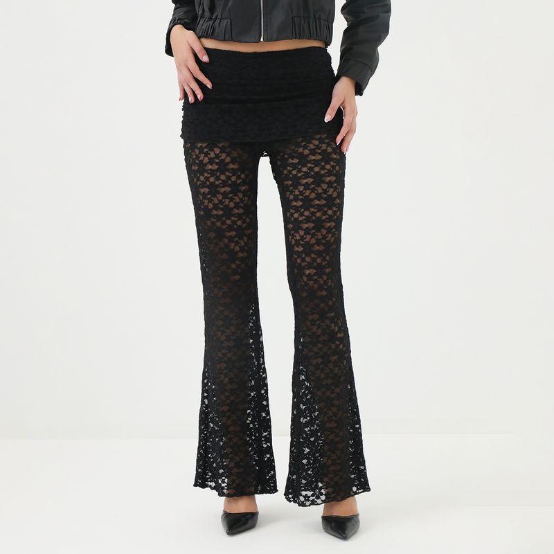 SYBILLA - Pantalón Flare Mujer Sybilla