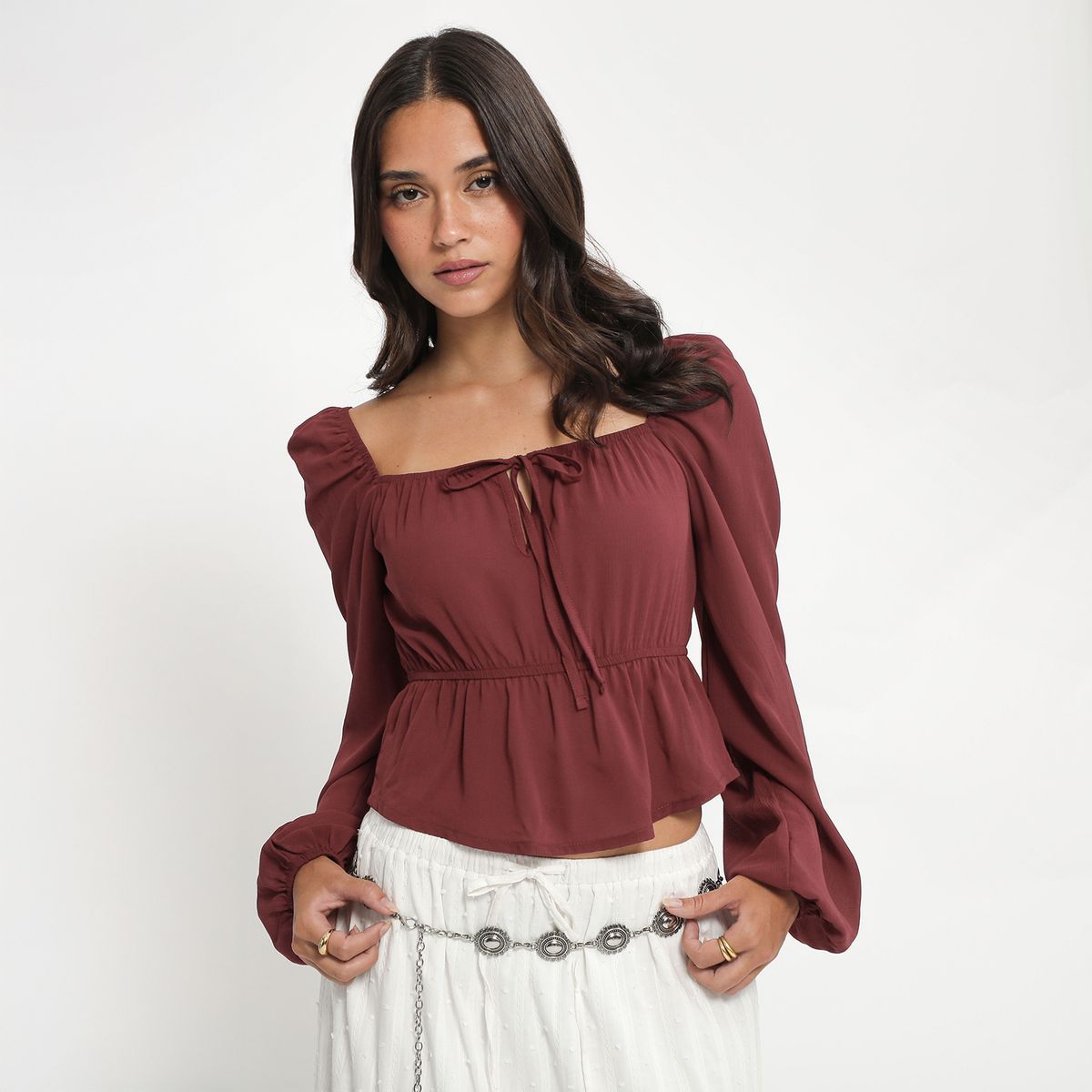 SYBILLA - Blusa Casual Mujer Sybilla