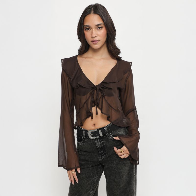 SYBILLA - Blusa Casual Mujer Sybilla