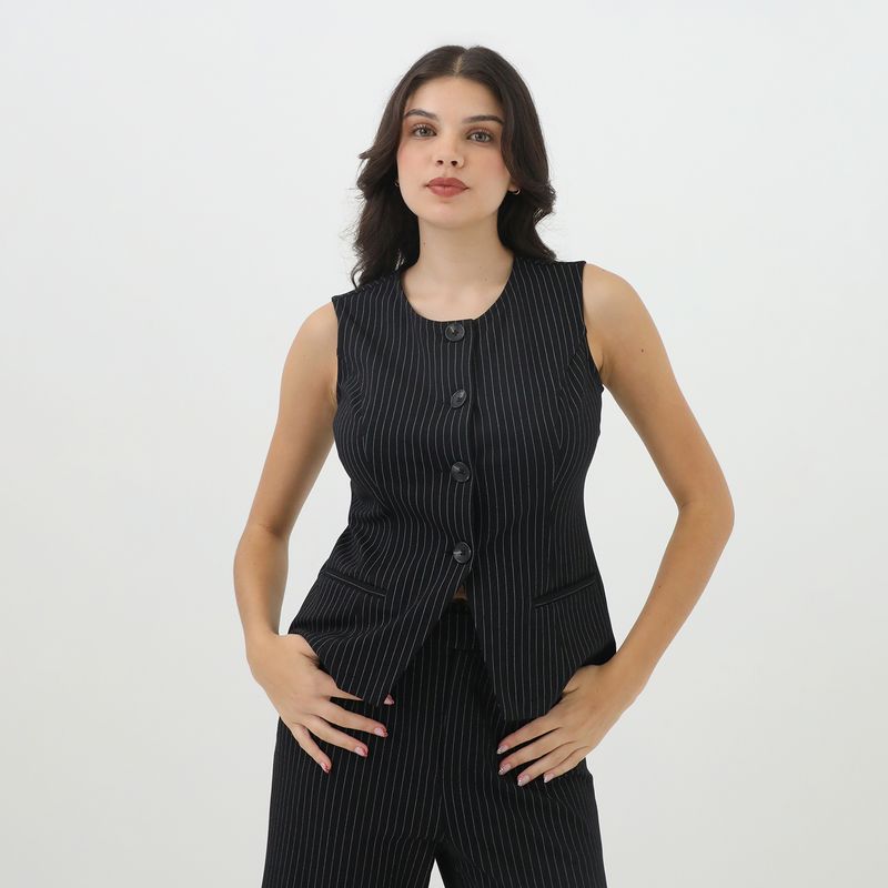 SYBILLA - Chaleco Casual Mujer Sybilla