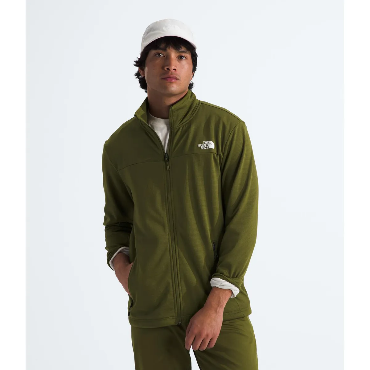 THE NORTH FACE - Polar Cedar Trail Grid Fleece Full Zip Hombre