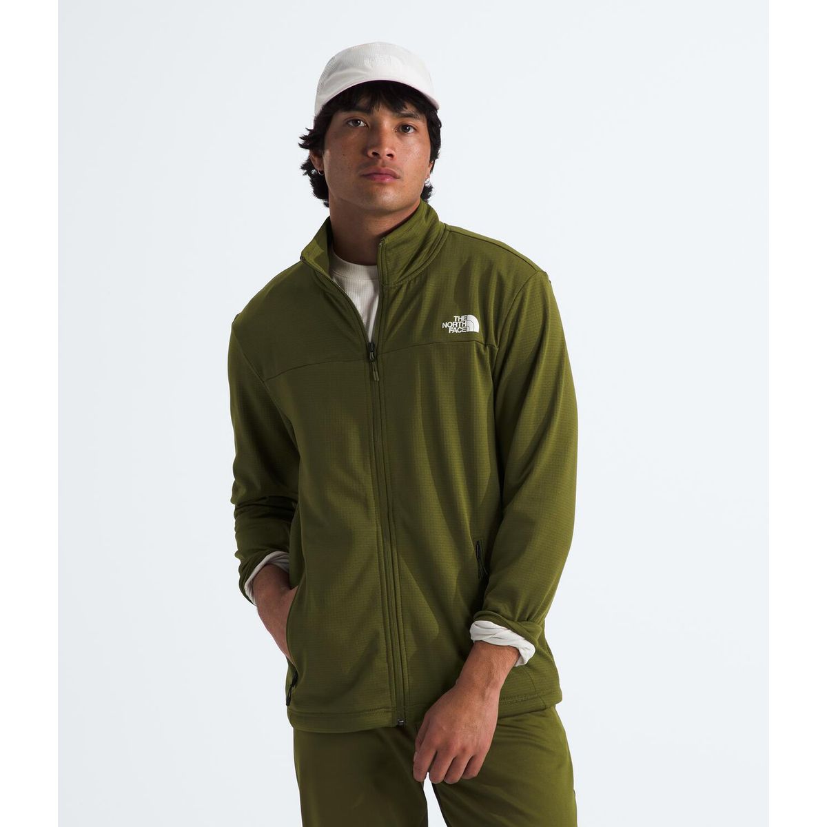 THE NORTH FACE - Polar Cedar Trail Grid Fleece Full Zip Hombre