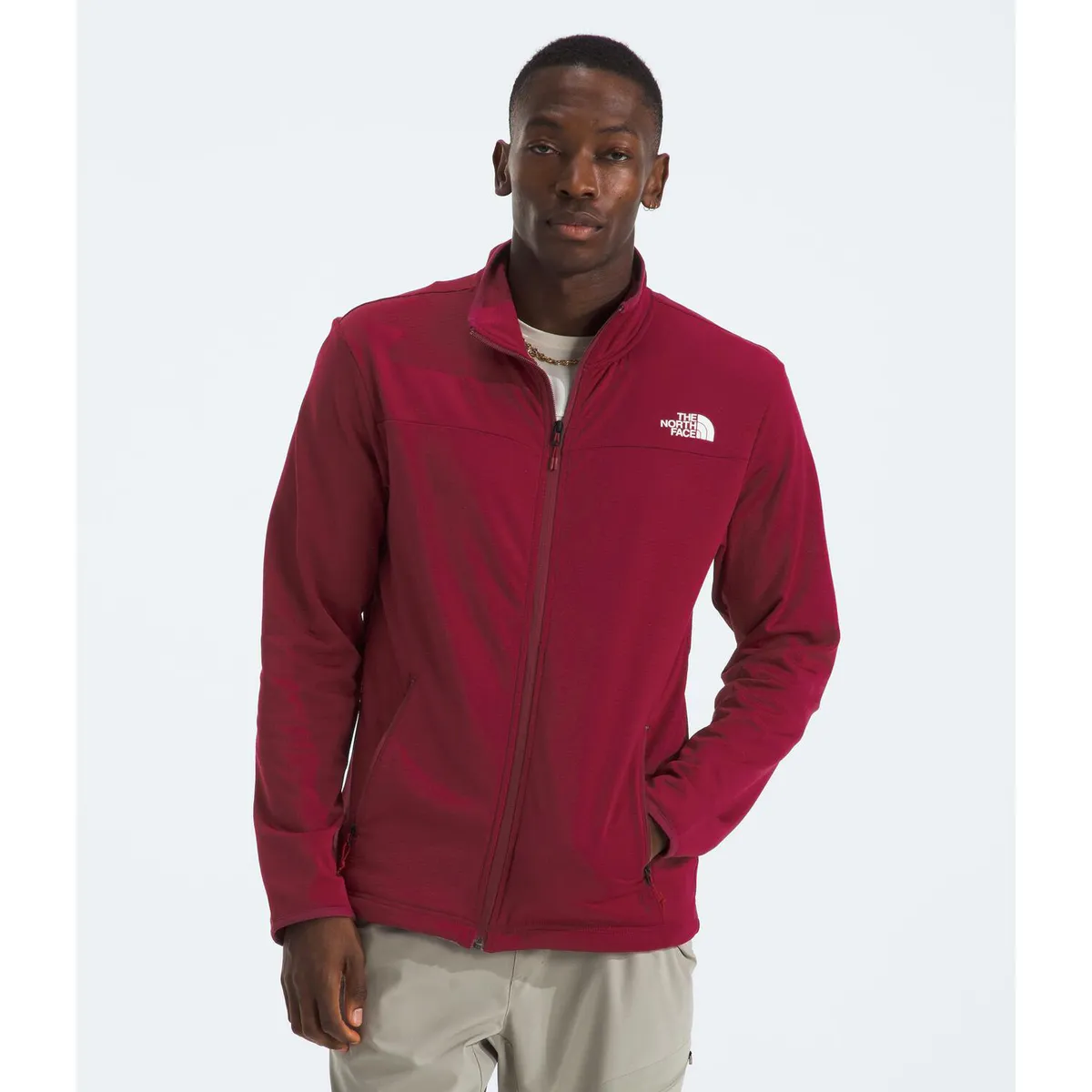 THE NORTH FACE - Polar Cedar Trail Grid Fleece Full Zip Hombre