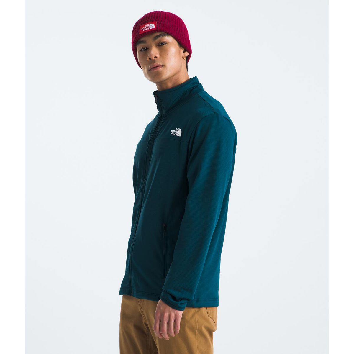 THE NORTH FACE - Polar Cedar Trail Grid Fleece Full Zip Hombre