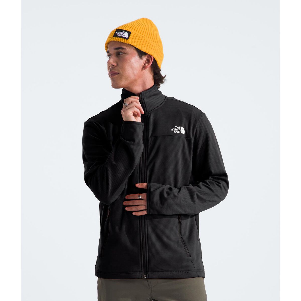 THE NORTH FACE - Polar Cedar Trail Grid Fleece Full Zip Hombre