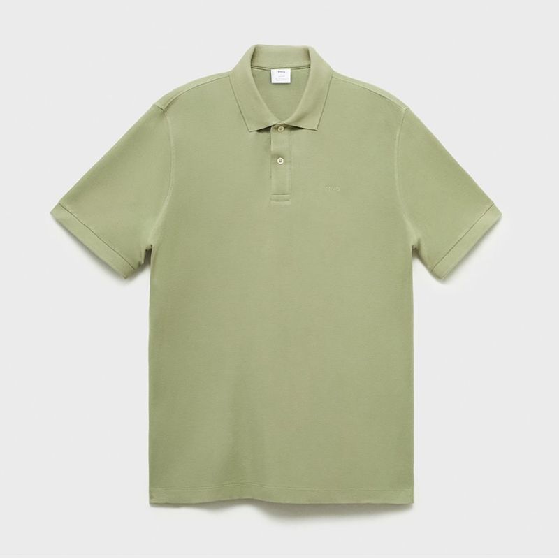 MANGO - Polo Casual Regular Fit Algodón Hombre Man