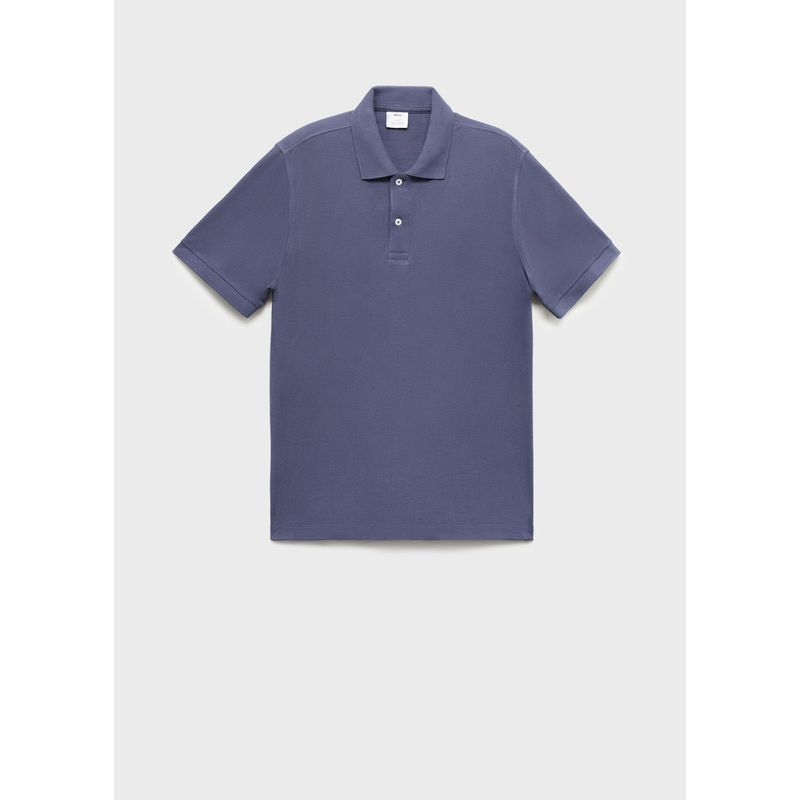 MANGO - Polo Casual Regular Fit Algodón Hombre Man