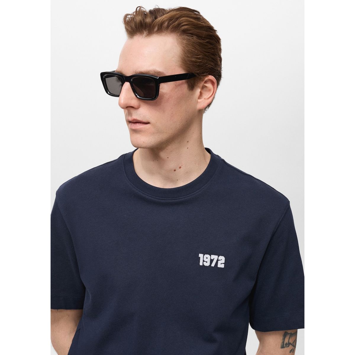 MANGO - Polo Casual Regular Algodón Hombre Man