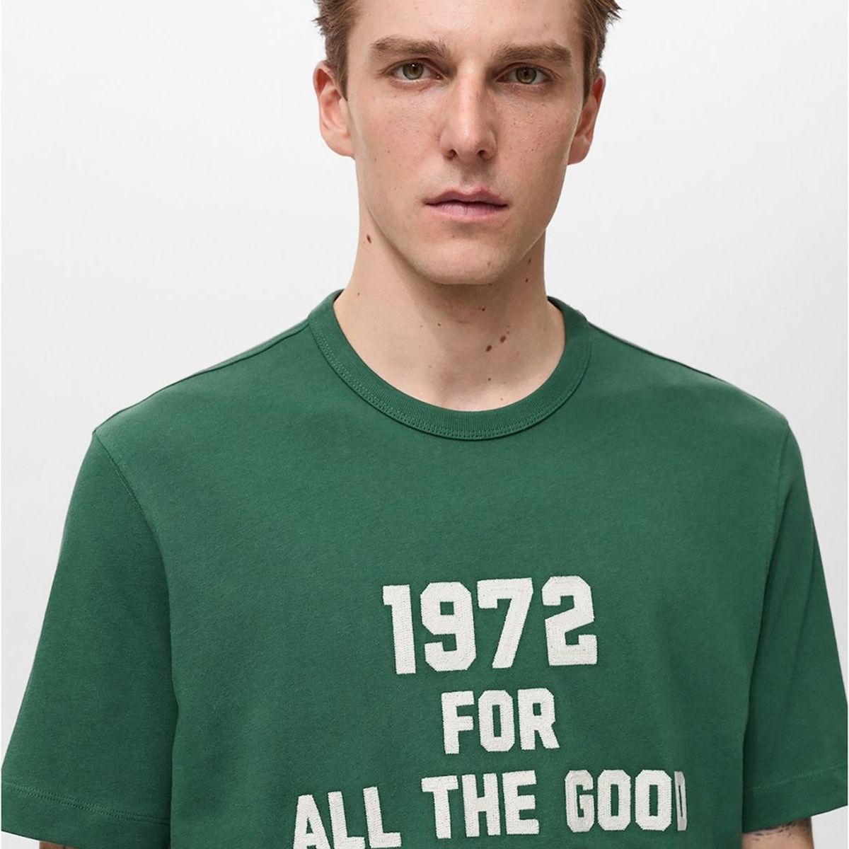 MANGO - Polo Casual Regular Algodón Hombre Man