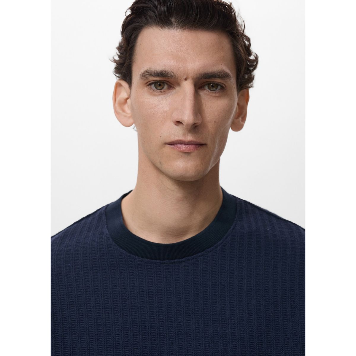 MANGO - Polo Casual Relaxed Fit Algodón Hombre Man