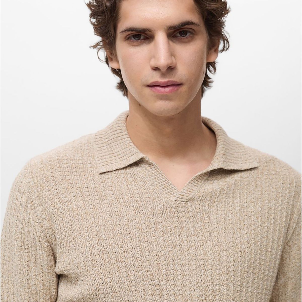 MANGO - Polo Casual Regular Fit Algodón Hombre Man