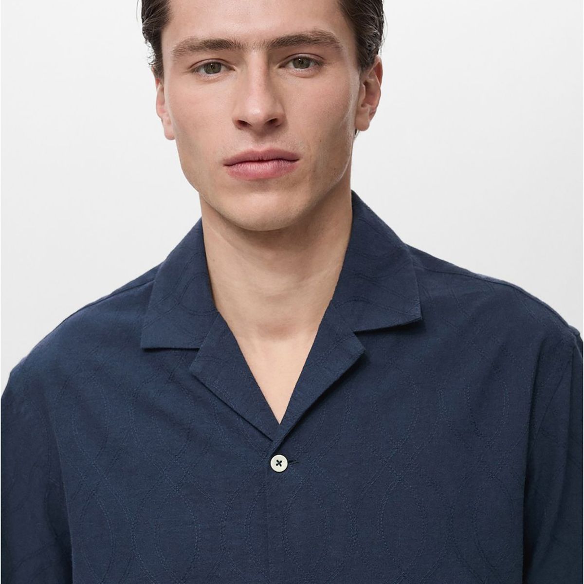 MANGO - Camisa Nau 100% Algodón Hombre Man