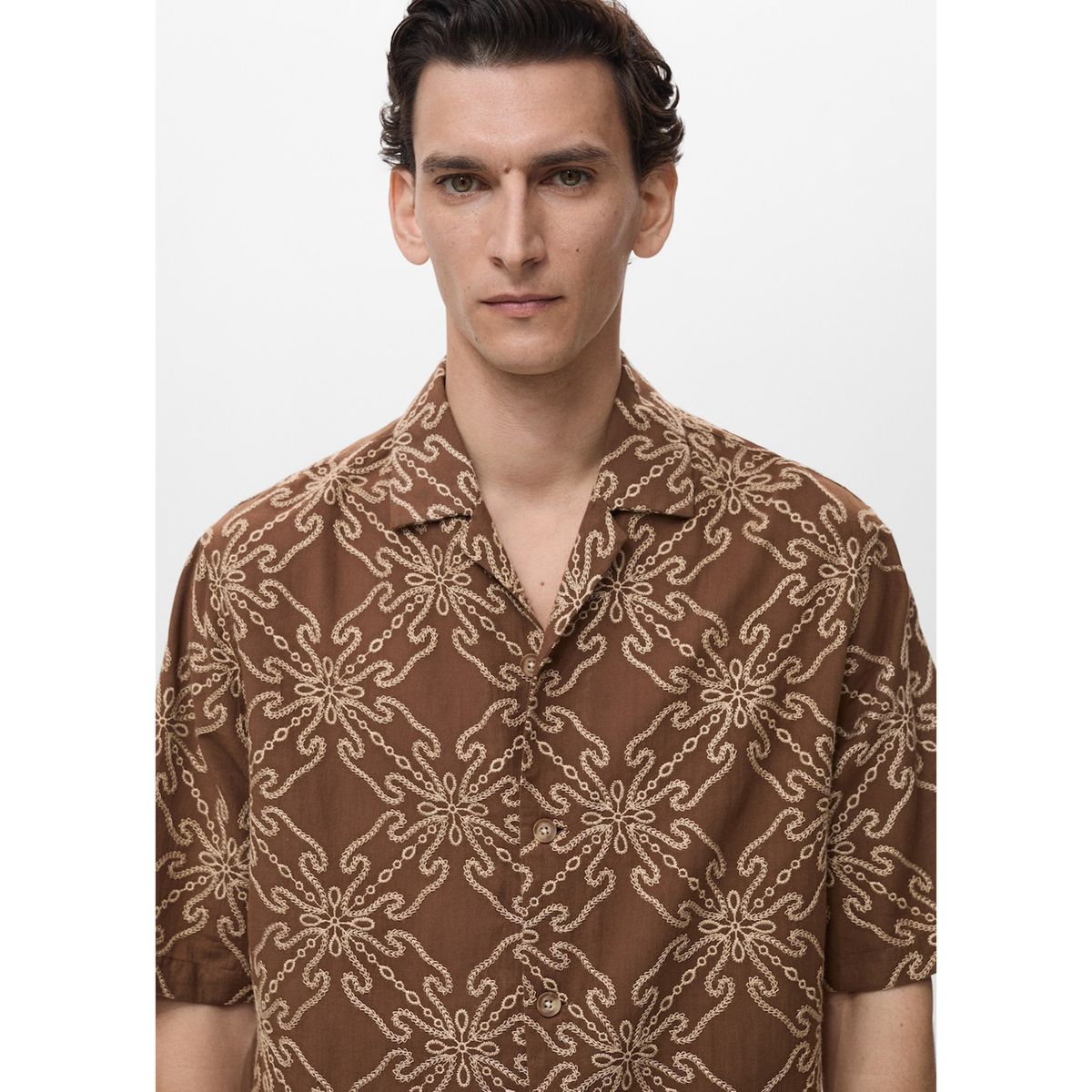 MANGO - Camisa Saona Casual Hombre Man