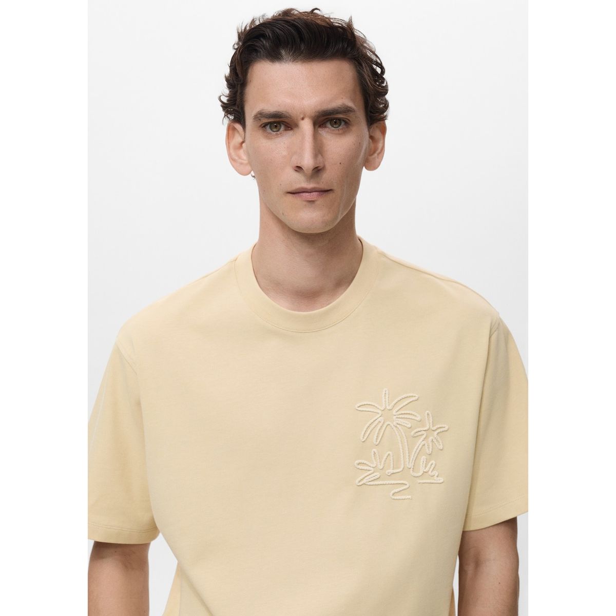 MANGO - Polo Casual Relaxed Fit Algodón Hombre Man