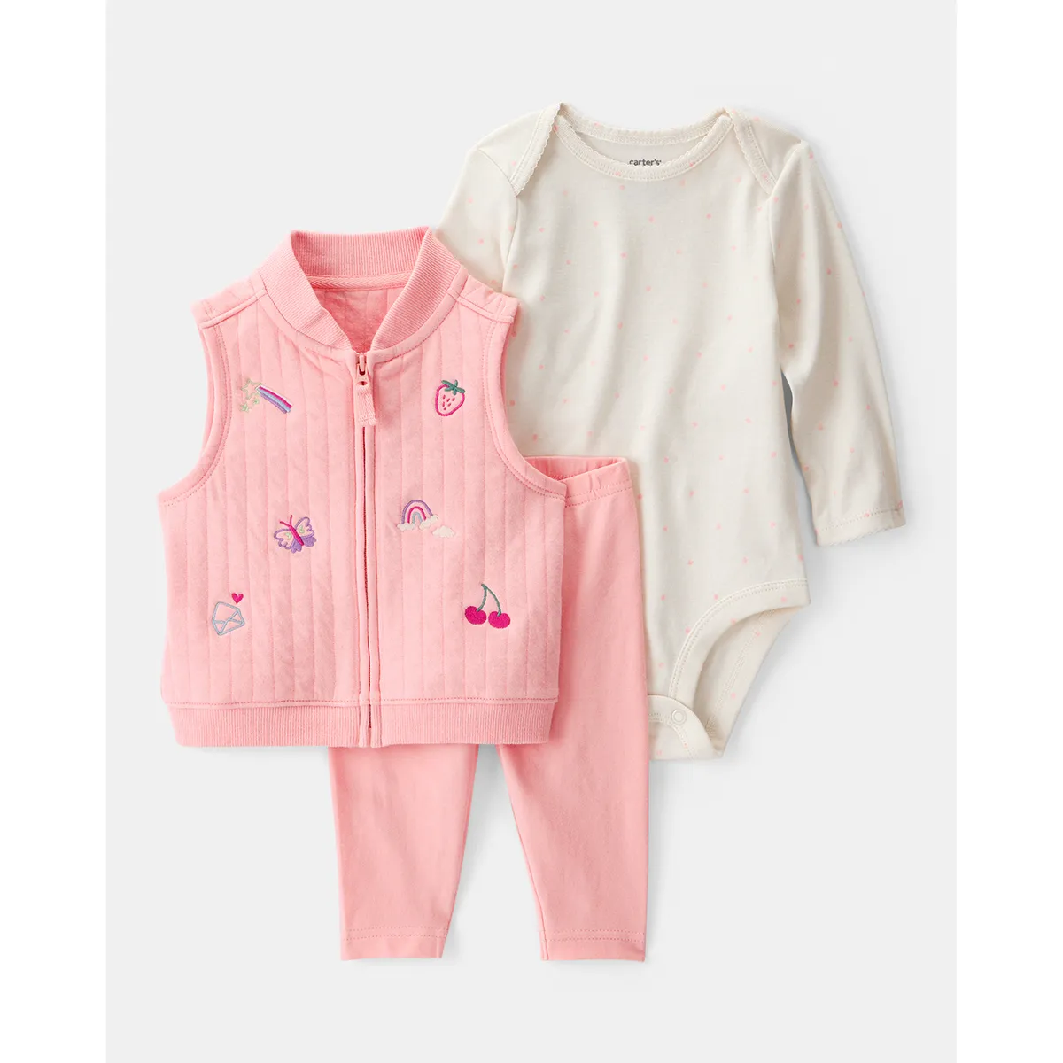 CARTER'S - Conjunto Bebé Niña 3 Piezas Carters