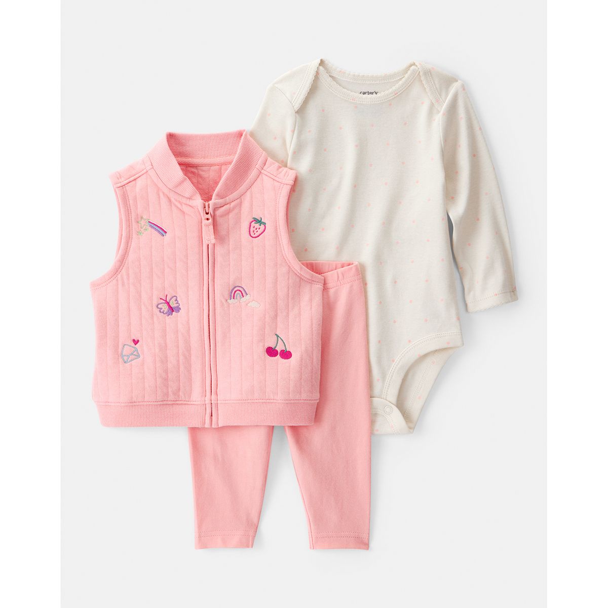 CARTER'S - Conjunto Bebé Niña 3 Piezas Carters