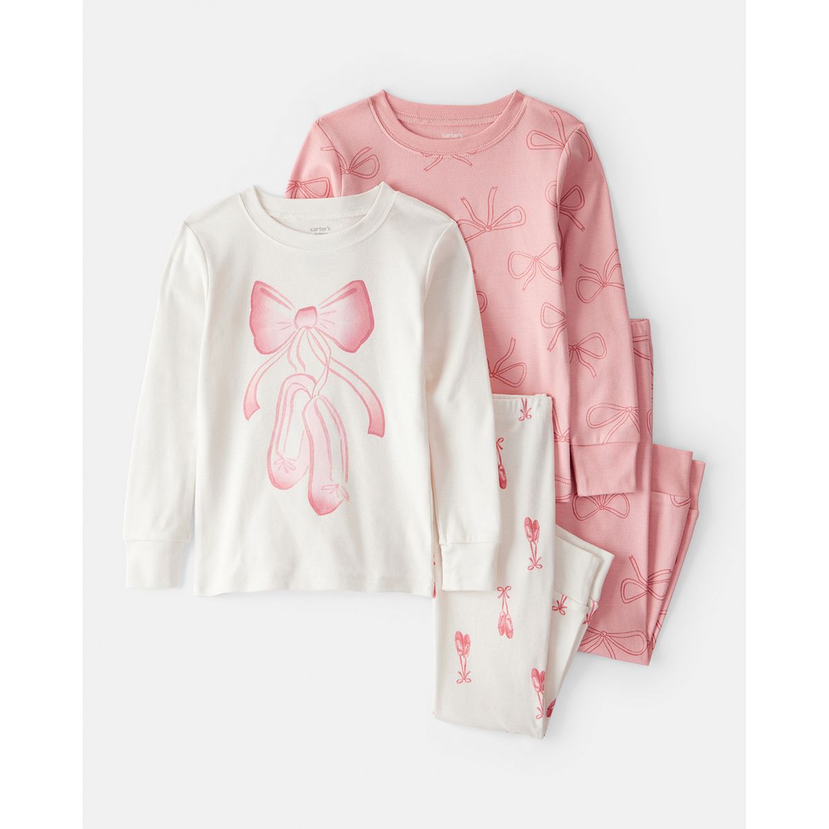 CARTERS - Pijama Bebé Niña 4 Piezas