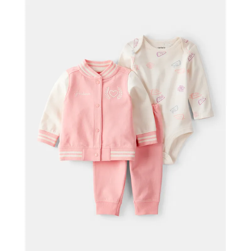 CARTER'S - Conjunto Bebé Niña 3 Piezas Carters