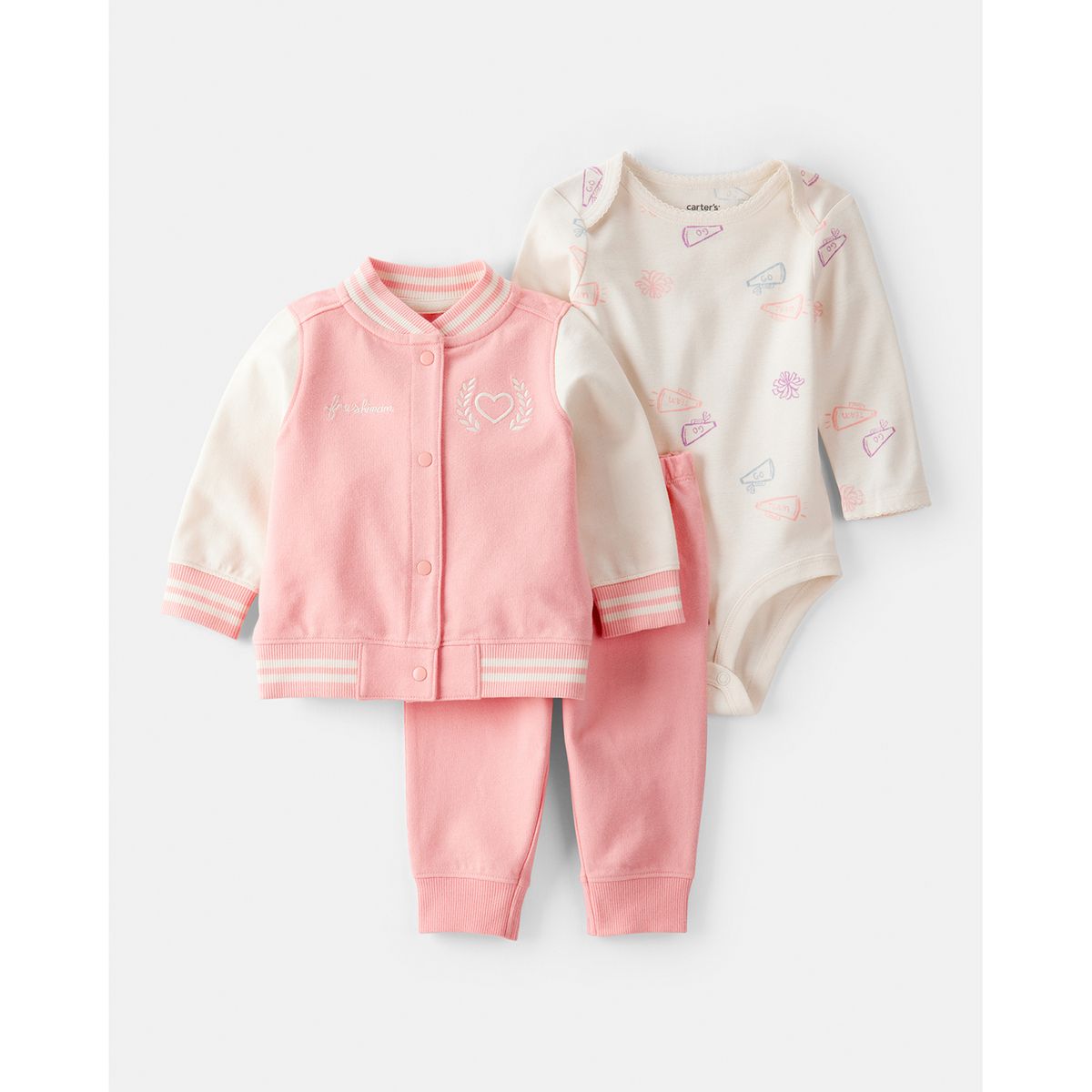 CARTER'S - Conjunto Bebé Niña 3 Piezas Carters