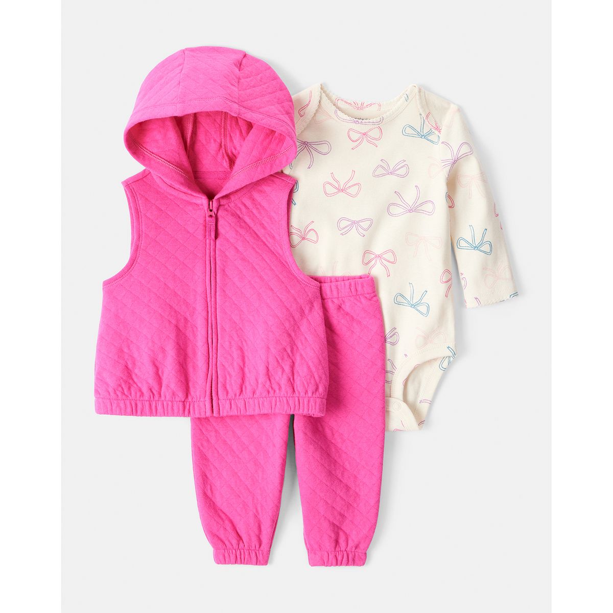 CARTERS - Conjunto Bebé Niña 3 Piezas Carters