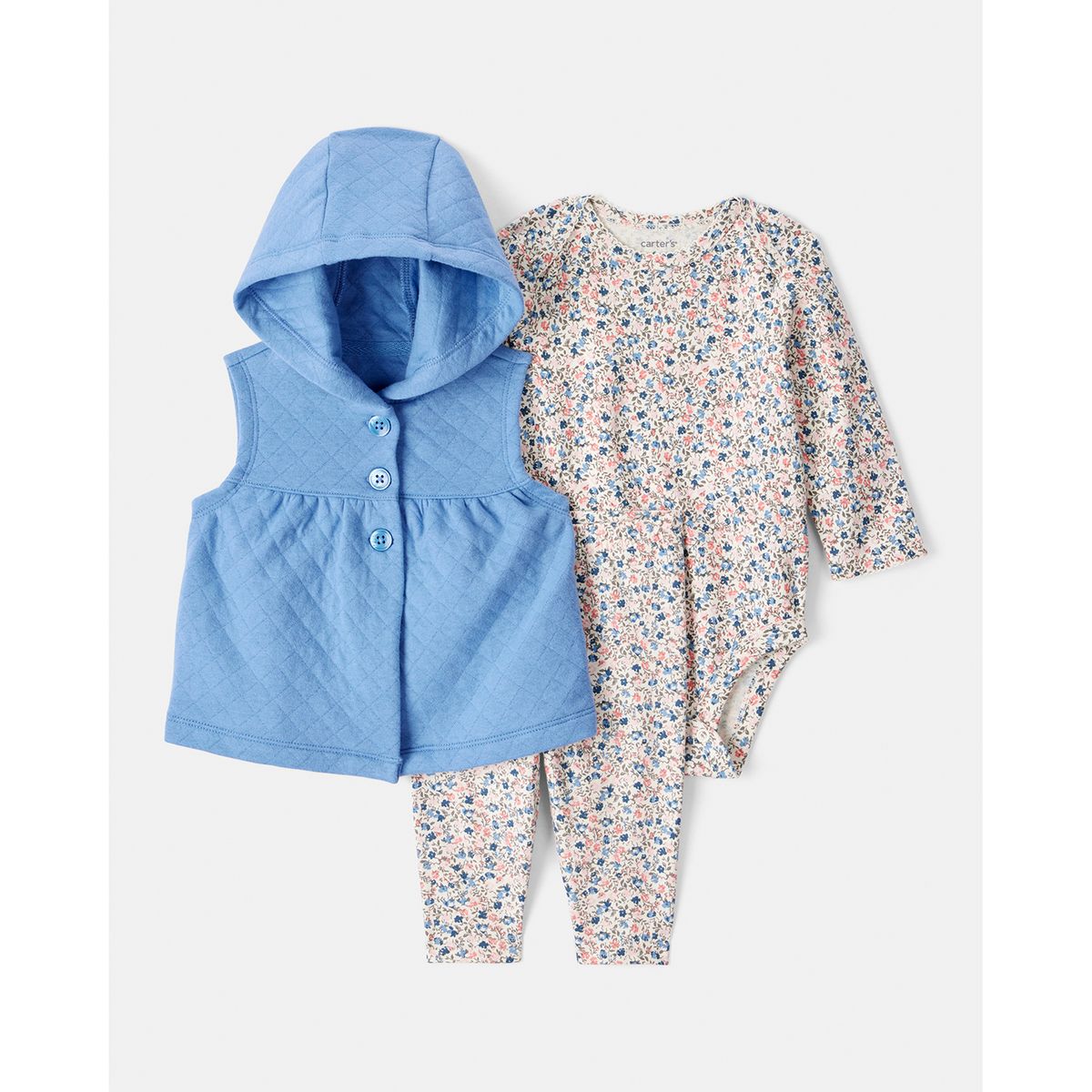 CARTER'S - Conjunto Bebé Niña 3 Piezas Carters