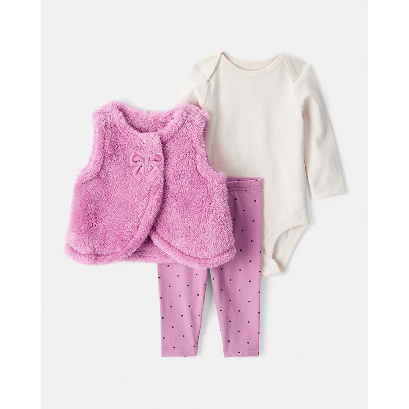 CARTER'S - Conjunto Bebé Niña 3 Piezas Carters