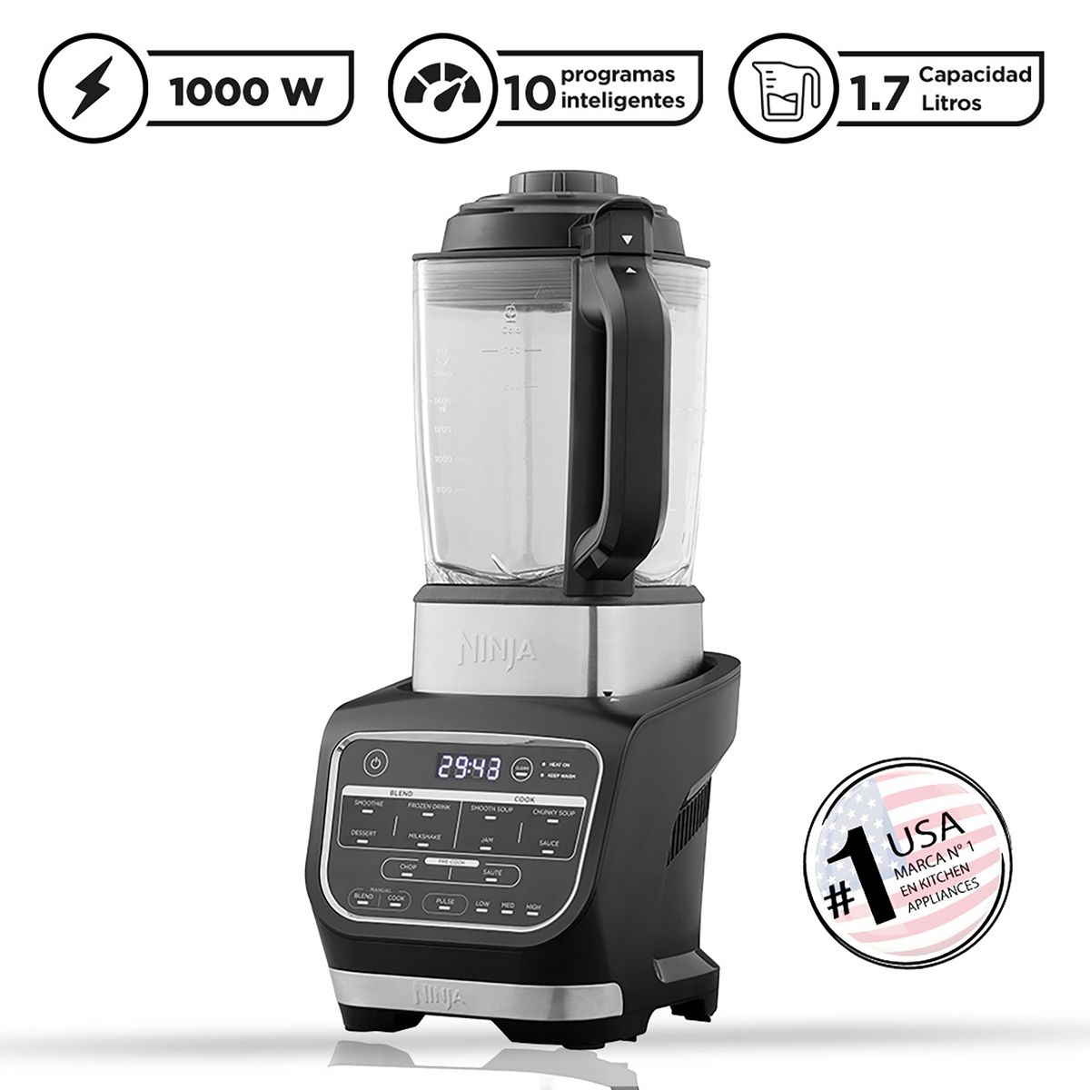 NINJA - Licuadora Sopera Ninja Foodie Plus 1000w