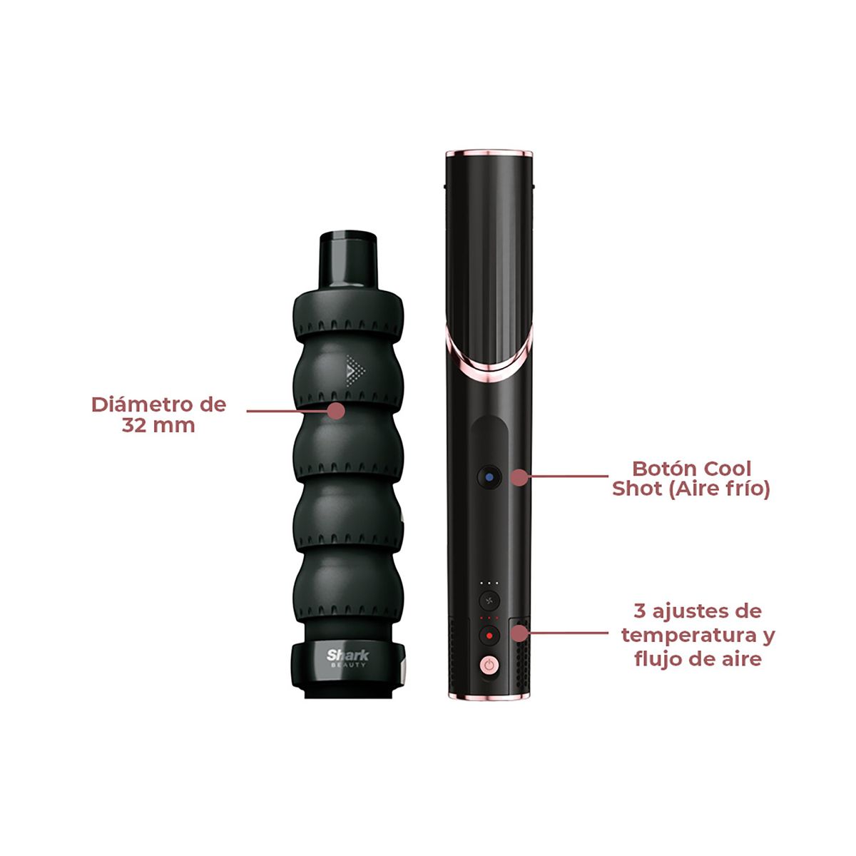 SHARK - Secador Flexstyle 5 En 1 Black